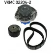 Pompe à eau + kit de courroie de distribution SKF [VKMC 02204-2]