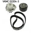 SKF VKMC 02204-3 - Pompe à eau + kit de courroie de distribution