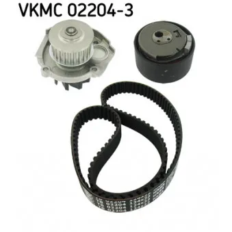 Pompe à eau + kit de courroie de distribution SKF VKMC 02204-3
