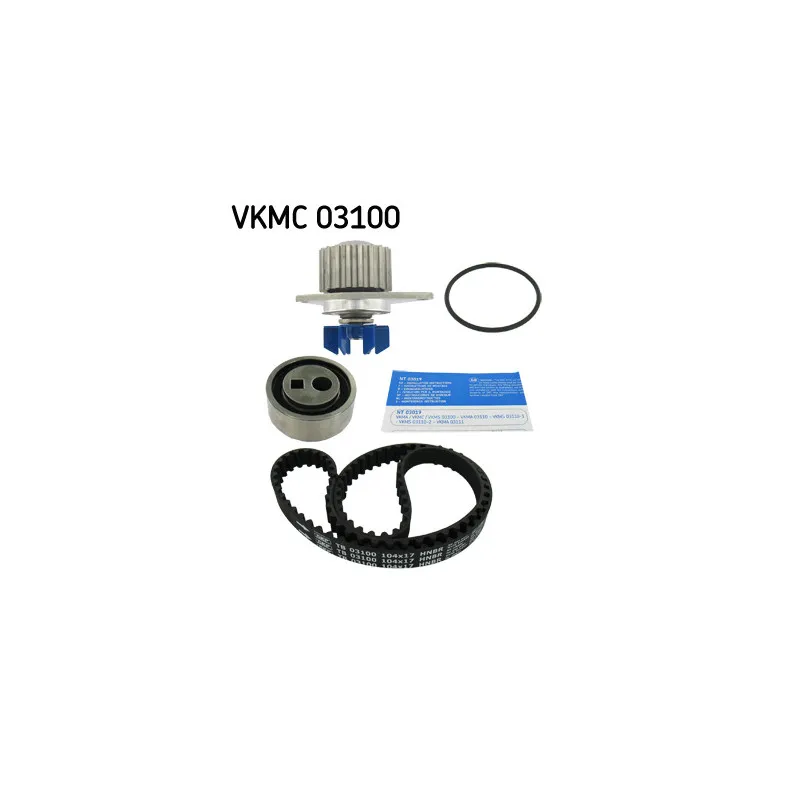 Pompe à eau + kit de courroie de distribution SKF [VKMC 03100]