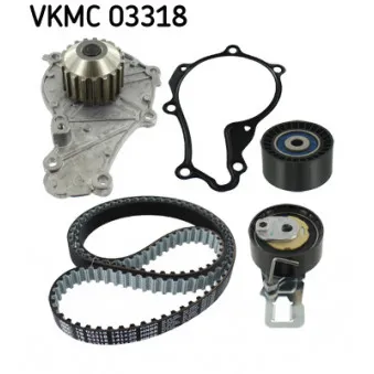 Pompe à eau + kit de courroie de distribution SKF VKMC 03318