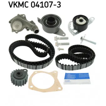SKF VKMC 04107-3 - Pompe à eau + kit de courroie de distribution