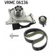 SKF VKMC 06136 - Pompe à eau + kit de courroie de distribution