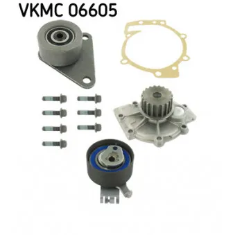 Pompe à eau + kit de courroie de distribution SKF VKMC 06605