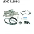 Pompe à eau + kit de courroie de distribution SKF [VKMC 91303-2]