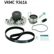 Pompe à eau + kit de courroie de distribution SKF [VKMC 93616]