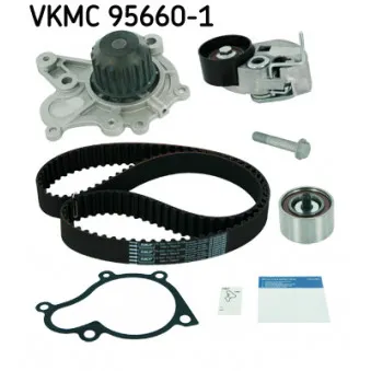 Pompe à eau + kit de courroie de distribution SKF [VKMC 95660-1]