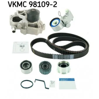 SKF VKMC 98109-2 - Pompe à eau + kit de courroie de distribution