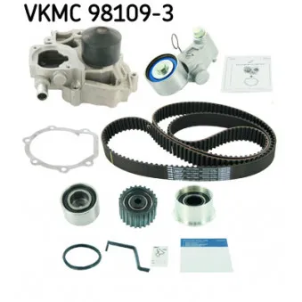SKF VKMC 98109-3 - Pompe à eau + kit de courroie de distribution