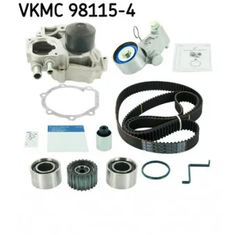 Pompe à eau + kit de courroie de distribution SKF VKMC 98115-4