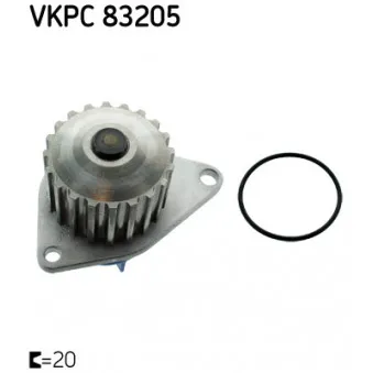Pompe à eau SKF VKPC 83205