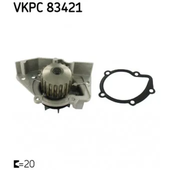 Pompe à eau SKF VKPC 83421