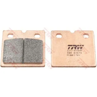 Jeu de 2 plaquettes de frein avant TRW MCB617SV