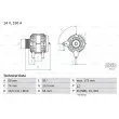 BOSCH 0 986 045 031 - Alternateur