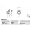 BOSCH 0 986 045 551 - Alternateur