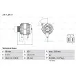 BOSCH 0 986 084 210 - Alternateur