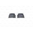 BOSCH 0 986 424 730 - Jeu de 4 plaquettes de frein arrière
