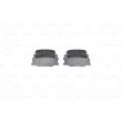 BOSCH 0 986 424 730 - Jeu de 4 plaquettes de frein arrière