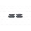 BOSCH 0 986 424 730 - Jeu de 4 plaquettes de frein arrière
