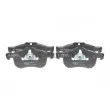 BOSCH 0 986 424 758 - Jeu de 4 plaquettes de frein avant