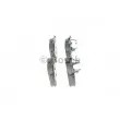 BOSCH 0 986 424 758 - Jeu de 4 plaquettes de frein avant
