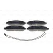 BOSCH 0 986 460 946 - Jeu de 4 plaquettes de frein avant