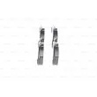 BOSCH 0 986 461 147 - Jeu de 4 plaquettes de frein avant