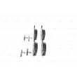 BOSCH 0 986 468 890 - Jeu de 4 plaquettes de frein avant