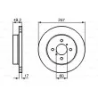 BOSCH 0 986 478 984 - Jeu de 2 disques de frein avant