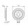 BOSCH 0 986 479 789 - Jeu de 2 disques de frein avant