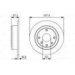 BOSCH 0 986 479 985 - Jeu de 2 disques de frein arrière