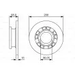BOSCH 0 986 479 A50 - Jeu de 2 disques de frein arrière