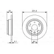 BOSCH 0 986 479 A91 - Jeu de 2 disques de frein arrière