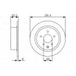 BOSCH 0 986 479 R14 - Jeu de 2 disques de frein arrière