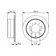 BOSCH 0 986 479 R15 - Jeu de 2 disques de frein arrière