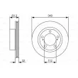 BOSCH 0 986 479 R29 - Jeu de 2 disques de frein avant