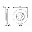 BOSCH 0 986 479 R67 - Jeu de 2 disques de frein avant