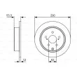 BOSCH 0 986 479 V25 - Jeu de 2 disques de frein arrière
