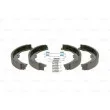 BOSCH 0 986 487 666 - Jeu de mâchoires de frein, frein de stationnement
