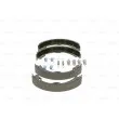 BOSCH 0 986 487 666 - Jeu de mâchoires de frein, frein de stationnement