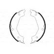 BOSCH 0 986 487 708 - Jeu de mâchoires de frein, frein de stationnement