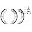 BOSCH 0 986 487 712 - Jeu de mâchoires de frein, frein de stationnement