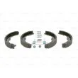 BOSCH 0 986 487 725 - Jeu de mâchoires de frein, frein de stationnement