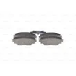 BOSCH 0 986 494 198 - Jeu de 4 plaquettes de frein avant