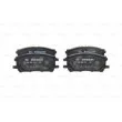 BOSCH 0 986 494 218 - Jeu de 4 plaquettes de frein avant