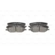 BOSCH 0 986 494 218 - Jeu de 4 plaquettes de frein avant