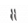 BOSCH 0 986 494 218 - Jeu de 4 plaquettes de frein avant
