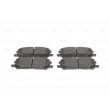 BOSCH 0 986 494 218 - Jeu de 4 plaquettes de frein avant