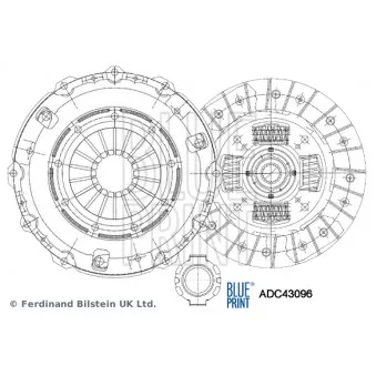 Kit d'embrayage BLUE PRINT ADC43096