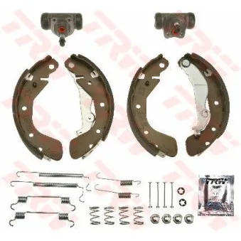 TRW BK2613 - Kit de freins arrière (prémontés)